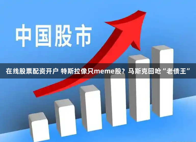 在线股票配资开户 特斯拉像只meme股？马斯克回呛“老债王”